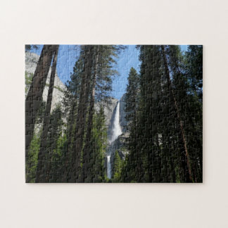 Yosemite Falls and Woods Landscape Photography Jigsaw Puzzle