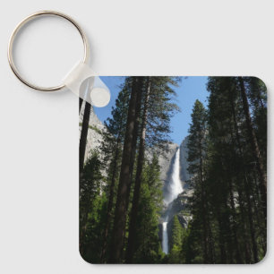Yosemite Falls and Woods Landscape Photography Key Ring