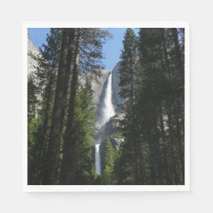 Yosemite Falls and Woods Landscape Photography Napkin