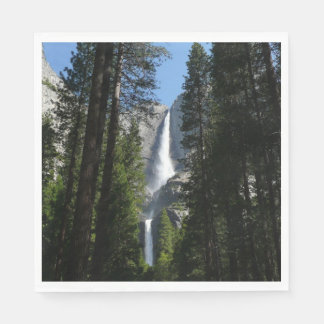 Yosemite Falls and Woods Landscape Photography Napkin