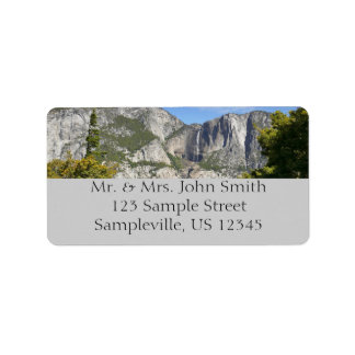 Yosemite Falls from Four Mile Trail Label
