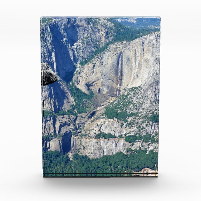Yosemite Falls from Glacier Point, CA Photo Block (Front)