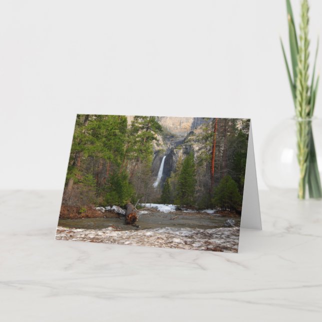Yosemite Falls Holiday Card (Front)