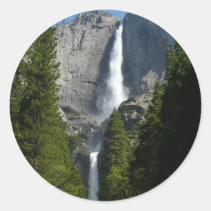 Yosemite Falls II from Yosemite National Park Classic Round Sticker