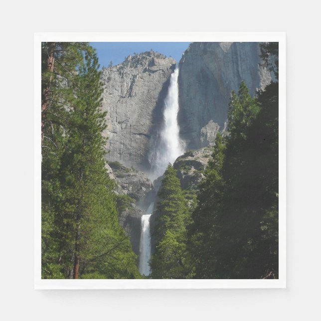 Yosemite Falls II from Yosemite National Park Napkin (Front)