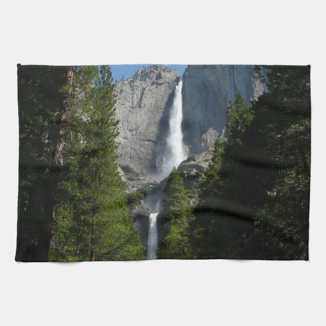 Yosemite Falls II from Yosemite National Park Tea Towel (Horizontal)