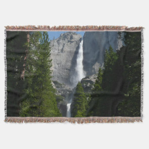 Yosemite Falls II from Yosemite National Park Throw Blanket