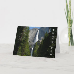 Yosemite Falls II Thank You Card