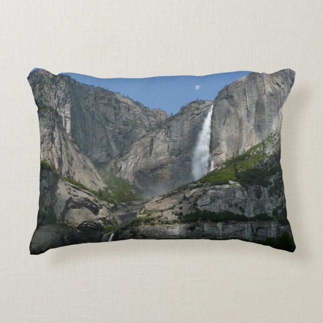 Yosemite Falls III from Yosemite National Park Decorative Cushion (Front)