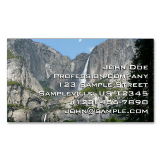 Yosemite Falls III from Yosemite National Park Magnetic Business Card