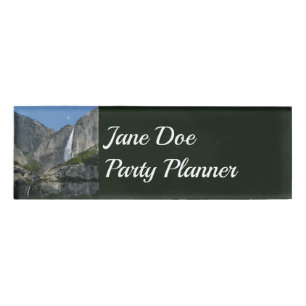 Yosemite Falls III from Yosemite National Park Name Tag