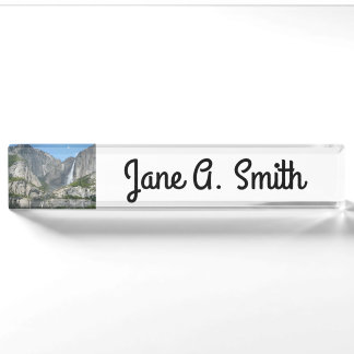 Yosemite Falls III from Yosemite National Park Nameplate