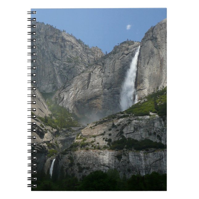 Yosemite Falls III from Yosemite National Park Spiral Notebook (Front)