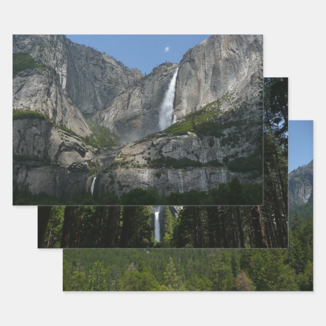 Yosemite Falls III from Yosemite National Park Wrapping Paper Sheet (Set)