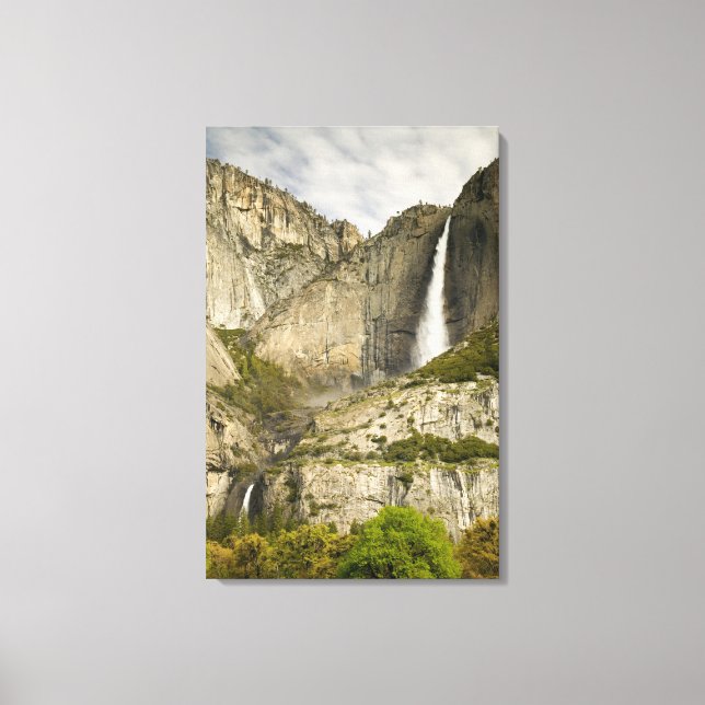 Yosemite Falls in the spring, Yosemite National Pa Canvas Print (Front)