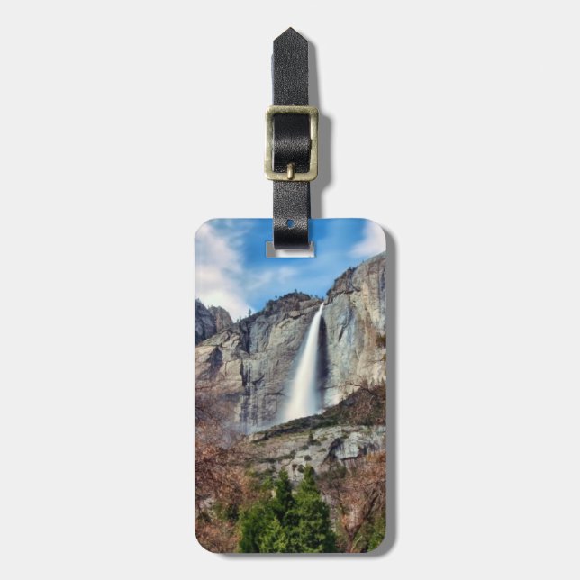 Yosemite Falls Luggage Tag (Front Vertical)
