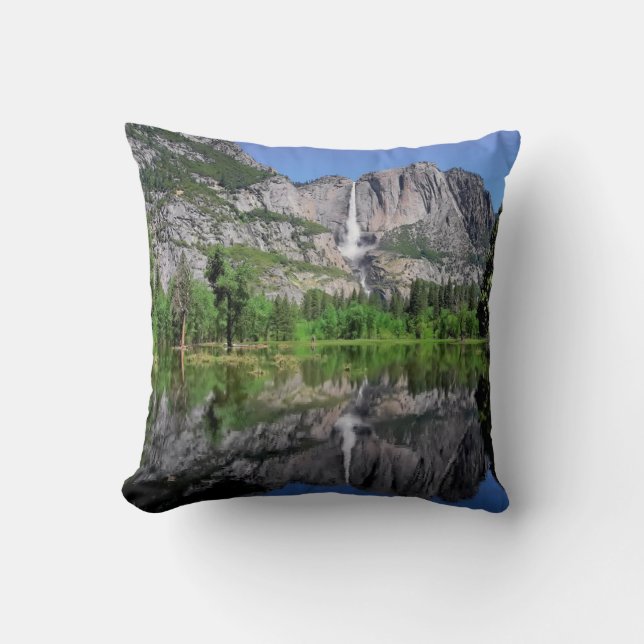 Yosemite Falls Reflection Cushion (Front)