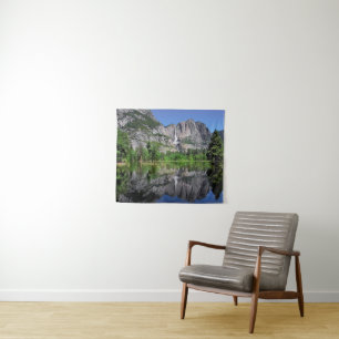 Yosemite Falls Reflection Tapestry