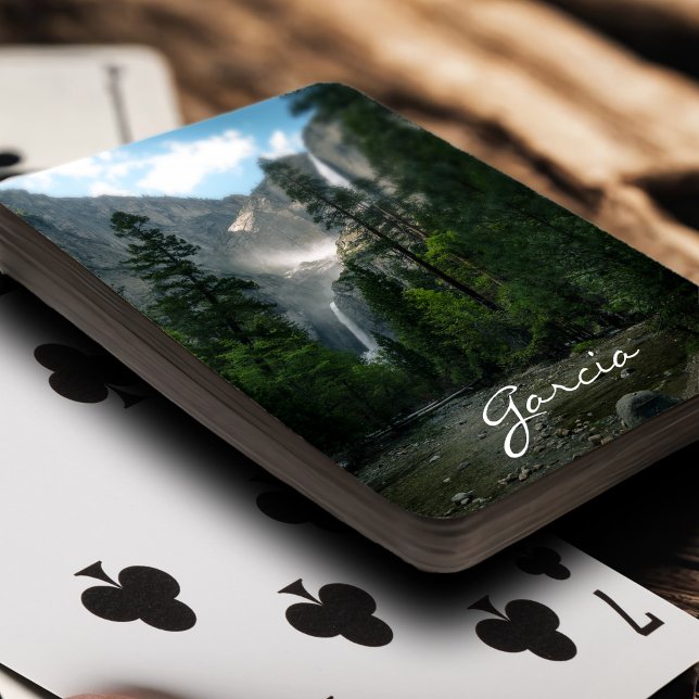 Yosemite Falls Scenic Landscape California Park Playing Cards (Yosemite playing cards)