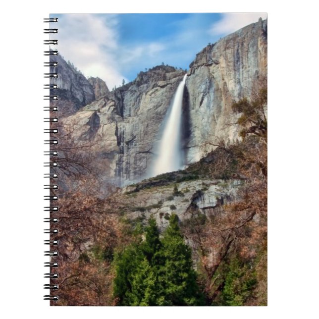 Yosemite Falls Spiral Notebook (Front)