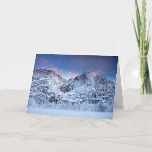 Yosemite Falls Sunrise Card (Front)