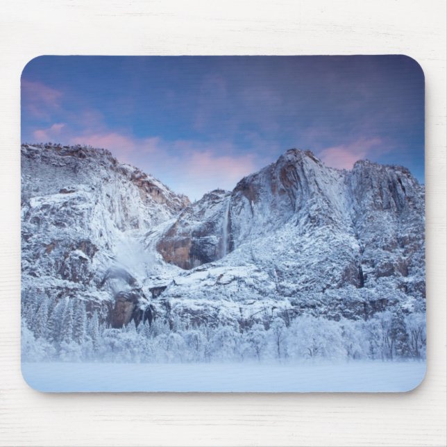 Yosemite Falls Sunrise Mouse Pad (Front)
