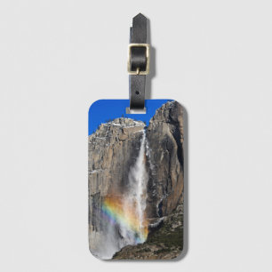 Yosemite Falls with Rainbow Luggage Tag
