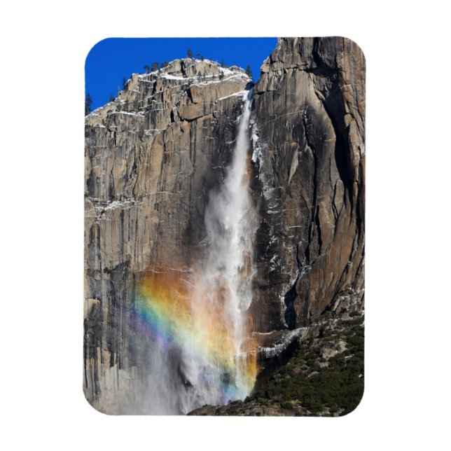 Yosemite Falls with Rainbow Magnet (Vertical)