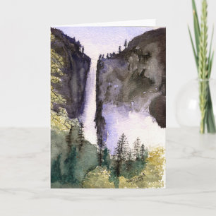 Yosemite Falls,  Yosemite National Park Holiday Card