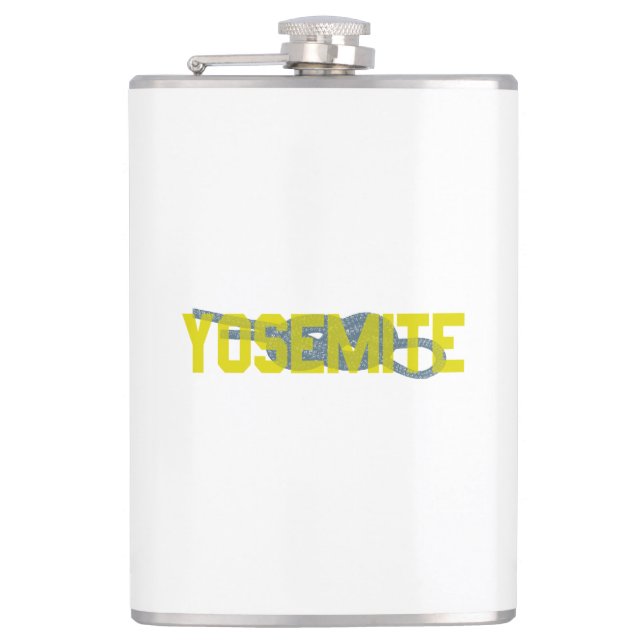 Yosemite Figure 8 Climbing Hip Flask (Front)