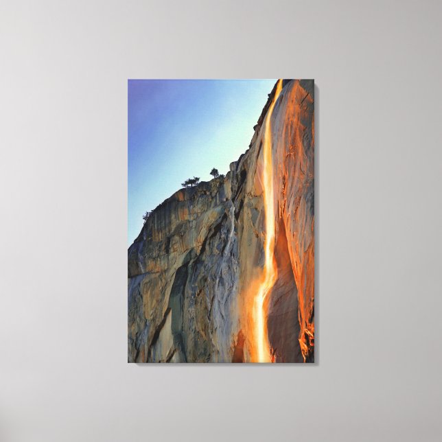 Yosemite Firefall Canvas Print (Front)