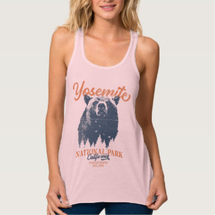Yosemite Grizzly Bear California National Park Singlet