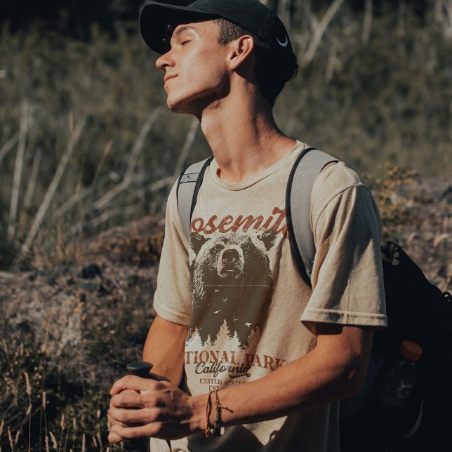 Yosemite Grizzly Bear California National Park T-Shirt (Creator Uploaded)