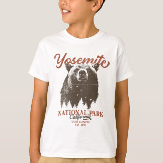 Yosemite Grizzly Bear California National Park T-Shirt