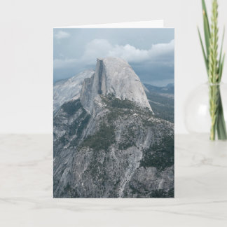 Yosemite Half Dome Blank Folded Greeting Card