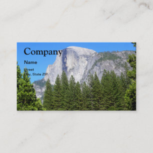 Yosemite Half Dome Business Card