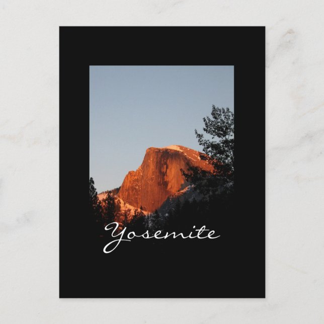 Yosemite Half Dome Postcard (Front)