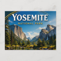 Yosemite Half Dome Scenic National Park