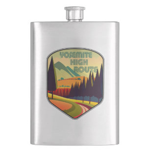 Yosemite High Route Colours Hip Flask