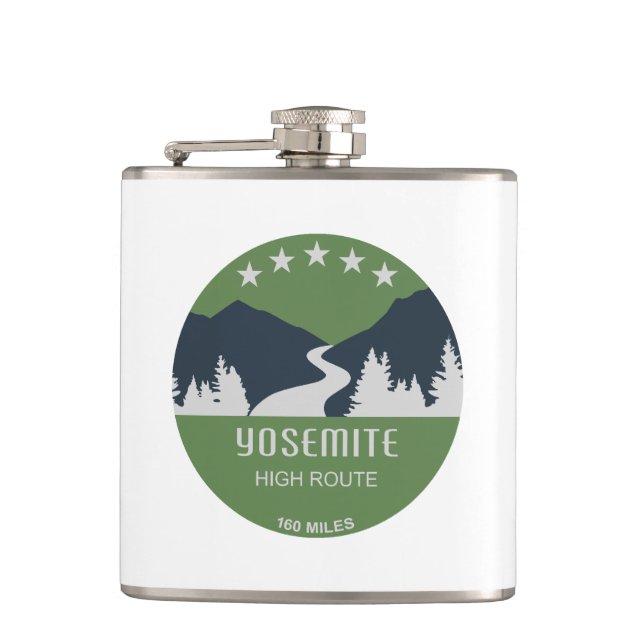 Yosemite High Route Hip Flask (Front)