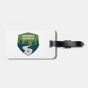 Yosemite High Route Luggage Tag