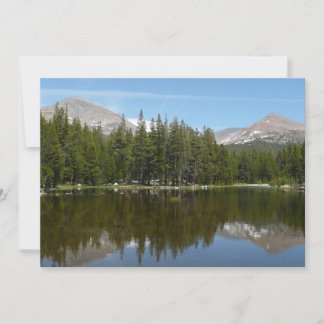 Yosemite Lake Reflection Card