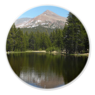 Yosemite Lake Reflection Ceramic Knob