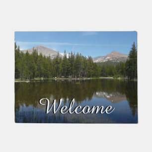 Yosemite Lake Reflection Doormat
