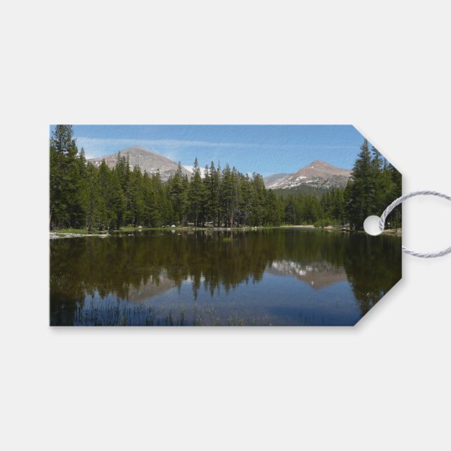 Yosemite Lake Reflection Gift Tags (Front (Horizontal))