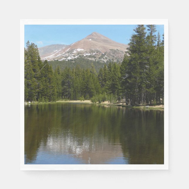 Yosemite Lake Reflection Napkin (Front)