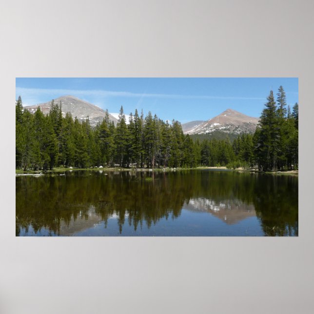 Yosemite Lake Reflection Poster (Front)