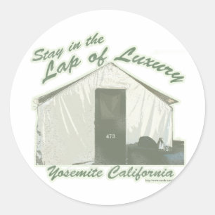 Yosemite Luxury Classic Round Sticker