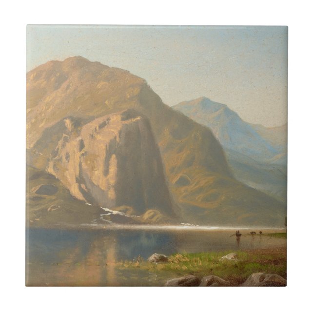 Yosemite Majestic Landscape by Albert Bierstadt Tile (Front)