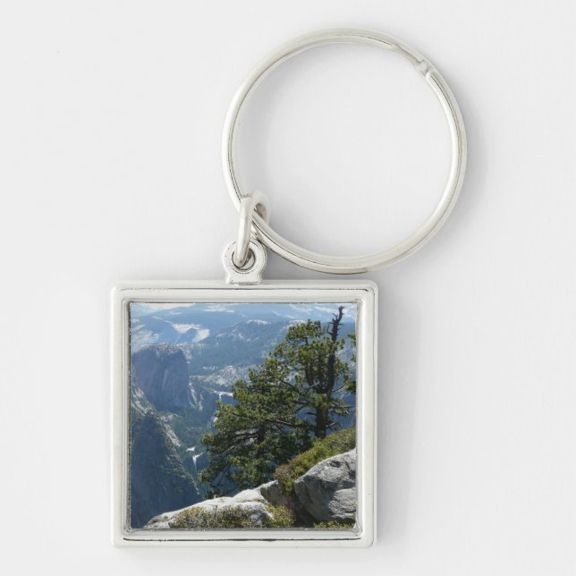Yosemite Mountain View in Yosemite National Park Key Ring (Front)